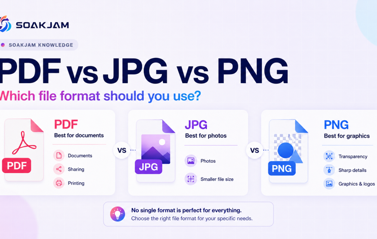 PDF vs JPG vs PNG – Which File Format Should You Use
