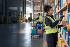 How does inventory management work? Warehouse stock, scanning, movement and replenishment