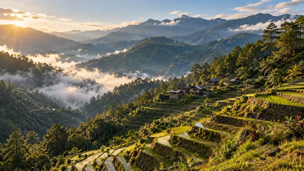 Igorot peoples and their Cordillera mountain homeland in northern Luzon
