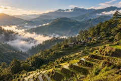 Igorot peoples and their Cordillera mountain homeland in northern Luzon