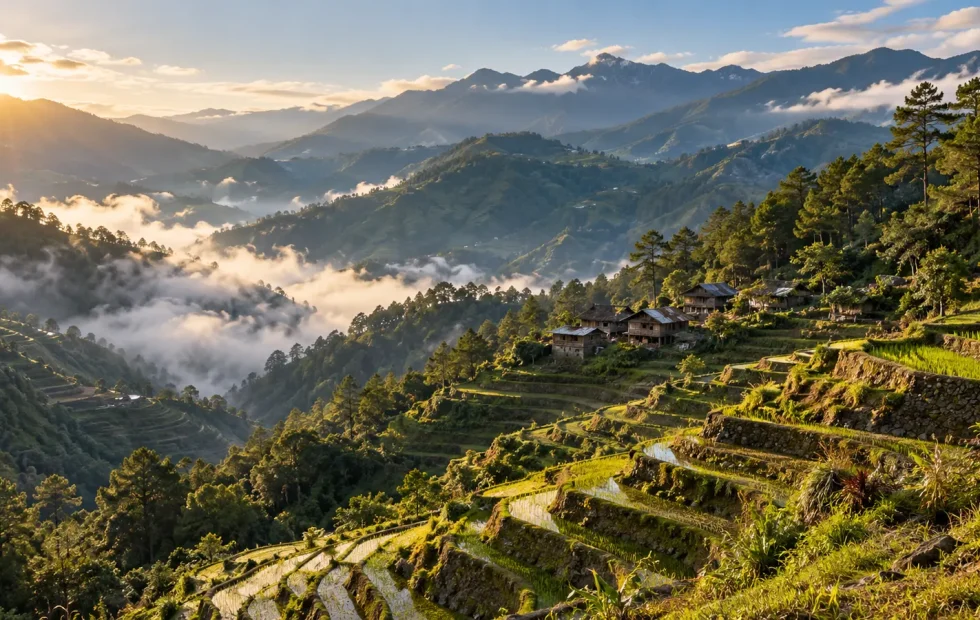 Igorot peoples and their Cordillera mountain homeland in northern Luzon