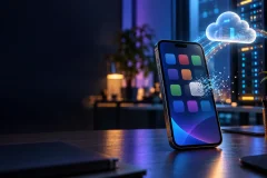 What happens to your data when you delete an app? Smartphone, cloud and account data shown as separate layers
