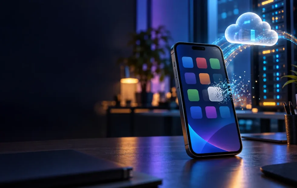 What happens to your data when you delete an app? Smartphone, cloud and account data shown as separate layers